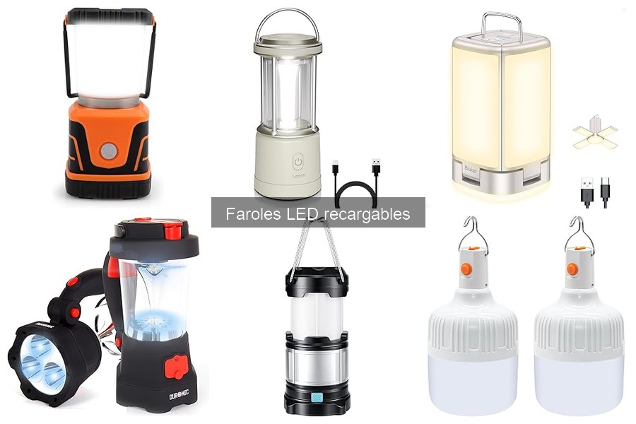 Mejores faroles LED recargables para camping en 2023