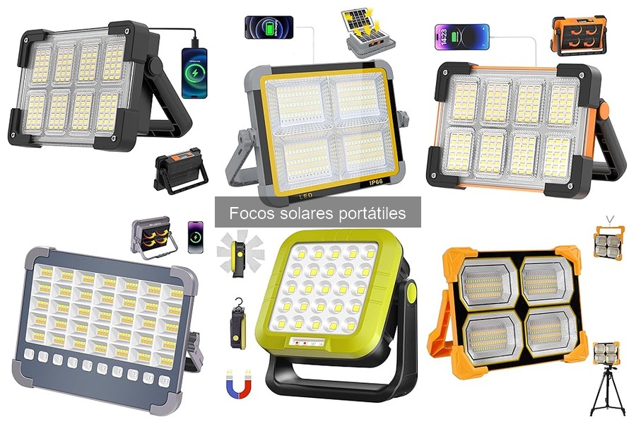 Mejores focos solares portátiles para camping en 2023