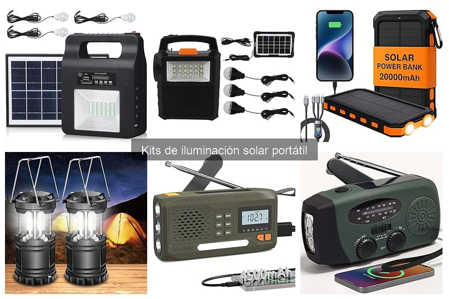 Mejores kits de iluminación solar portátil para camping 2023