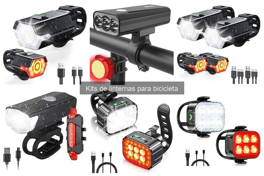 Mejores kits de linternas para bicicleta en entornos urbanos