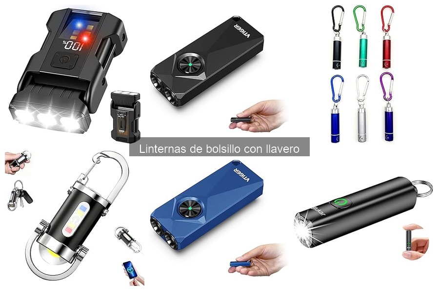 Mejores linternas de bolsillo con llavero para uso diario