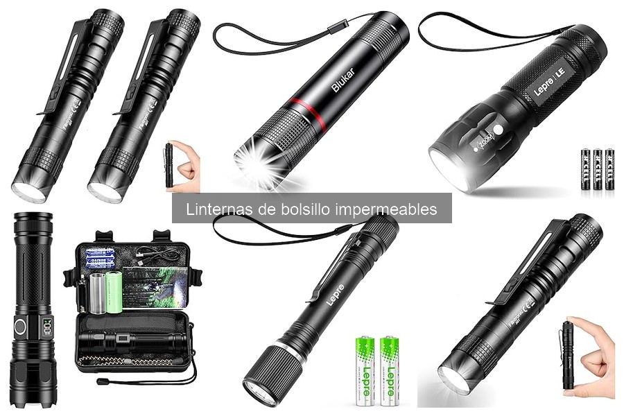 Mejores linternas de bolsillo impermeables para camping