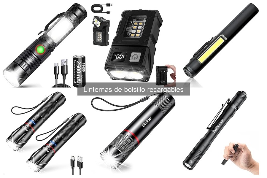 Mejores Linternas de Bolsillo Recargables para Camping 2023