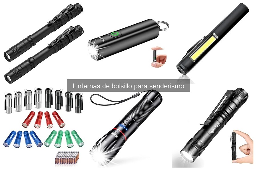 Mejores linternas de bolsillo recargables para senderismo
