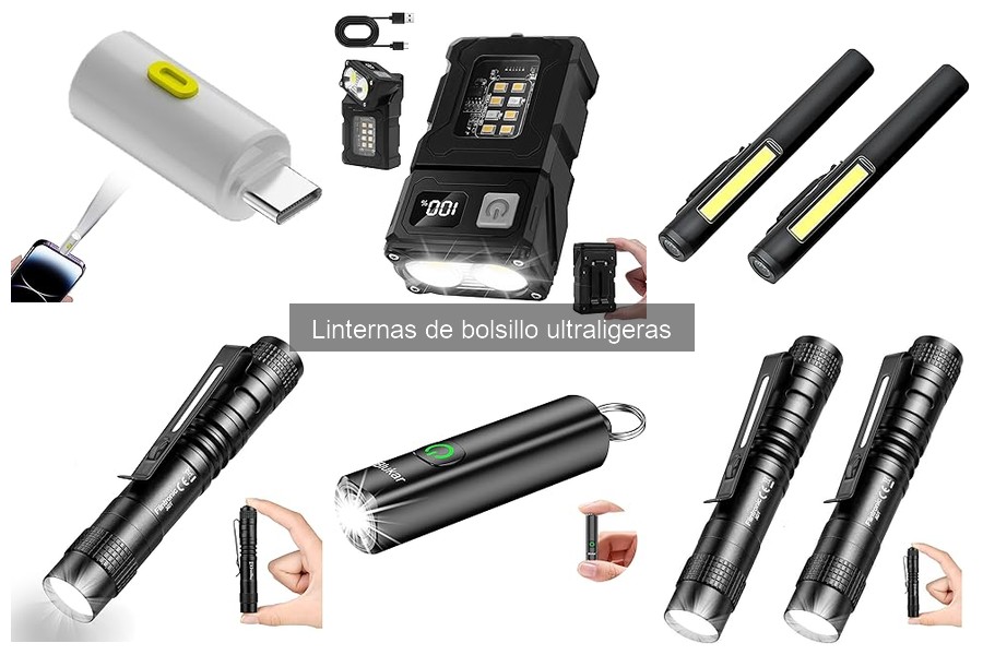 Mejores linternas de bolsillo ultraligeras para camping