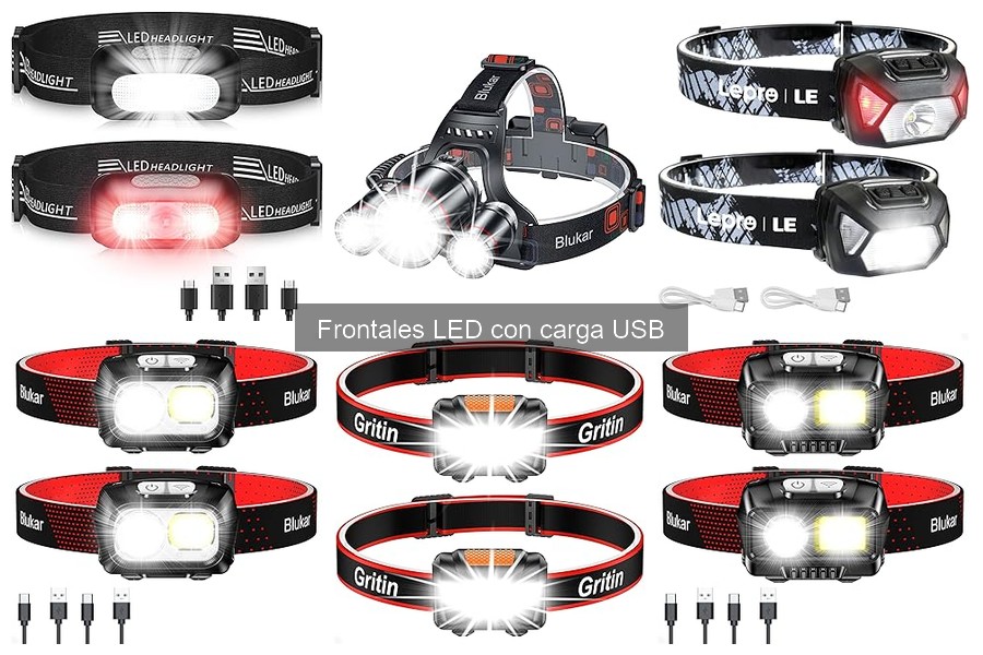 Mejores linternas frontales LED para camping
