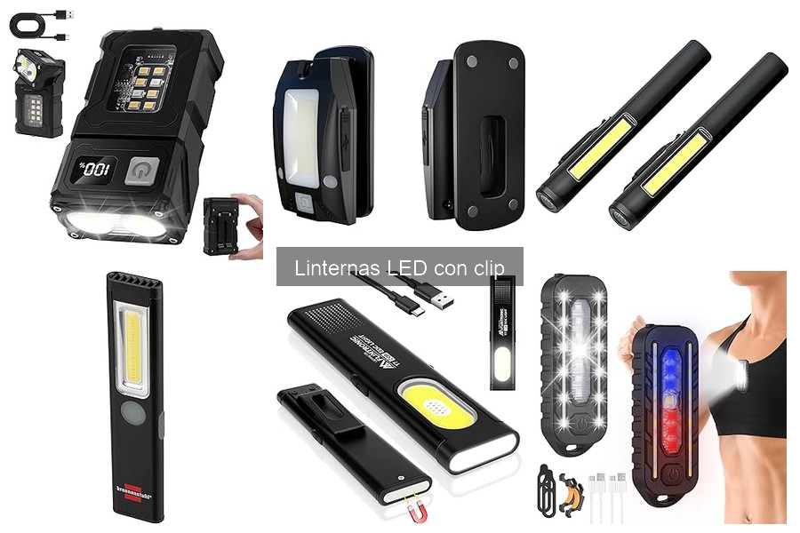 Mejores linternas LED con clip para camping en 2023