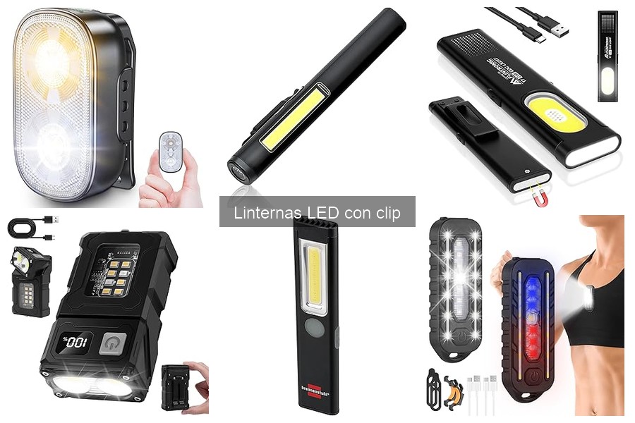 Mejores linternas LED con clip para lectura nocturna