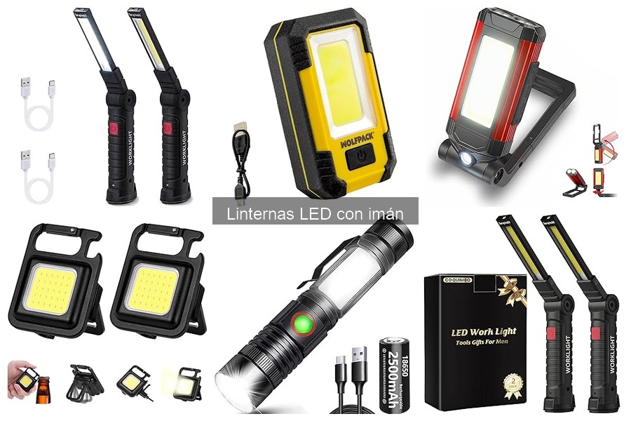 Mejores linternas LED con imán para camping en 2023