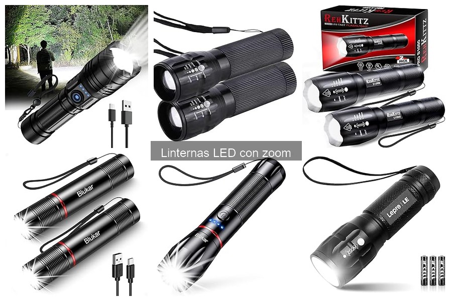 Mejores Linternas LED con Zoom para Camping 2023