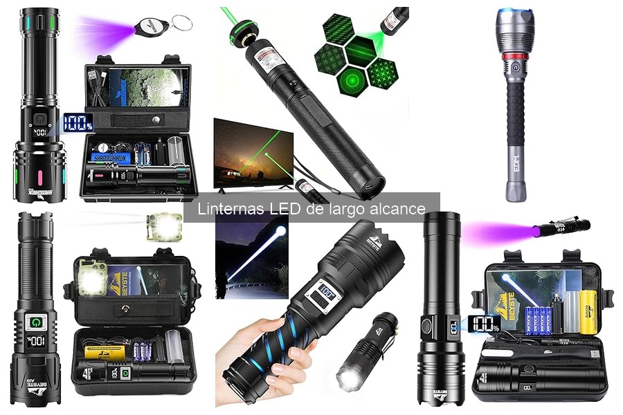 Mejores linternas LED de largo alcance para camping 2023