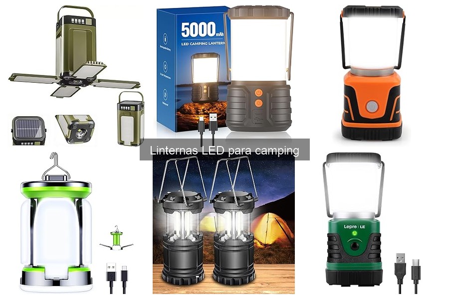 Mejores linternas LED para acampar en invierno