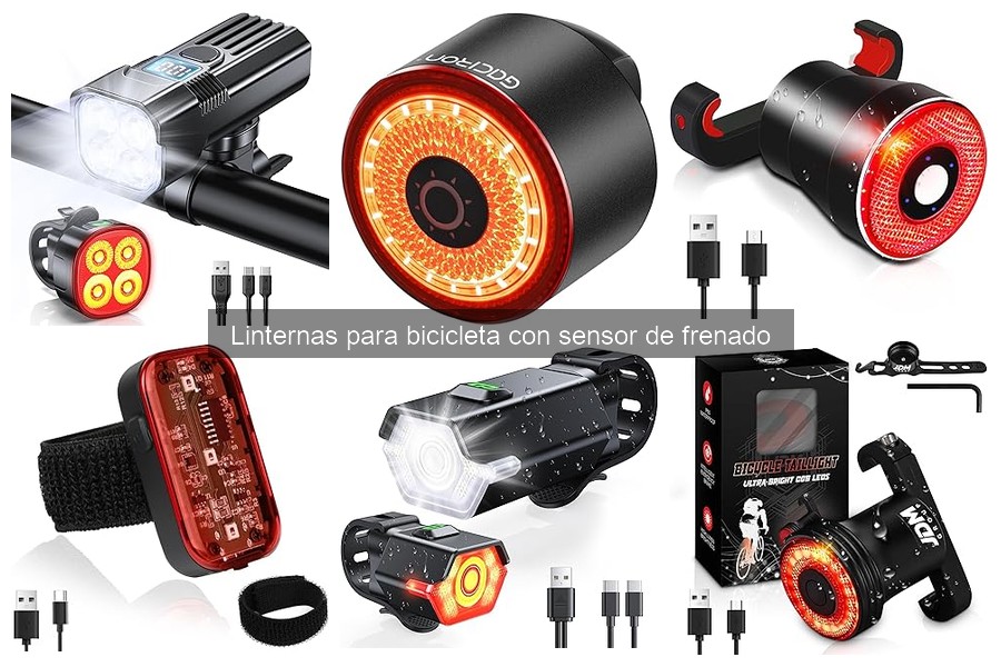Mejores linternas para bicicleta con sensor de frenado
