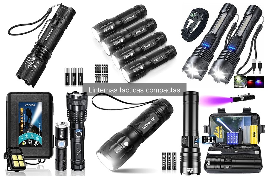 Mejores linternas tácticas compactas para actividades al aire libre