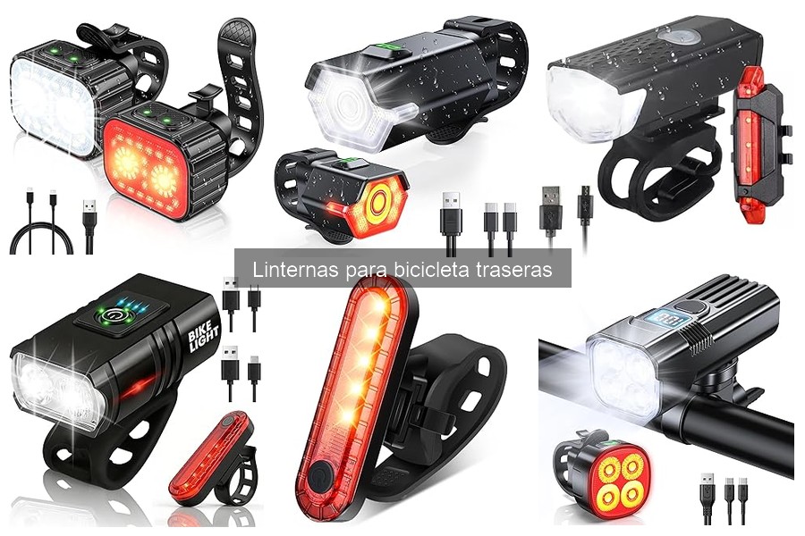 Mejores linternas traseras para ciclistas nocturnos