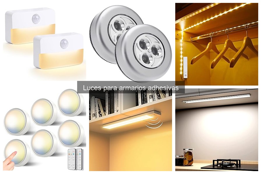 Mejores luces adhesivas para armarios en 2023