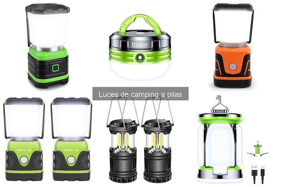 Mejores luces de camping a pilas para uso familiar 2023