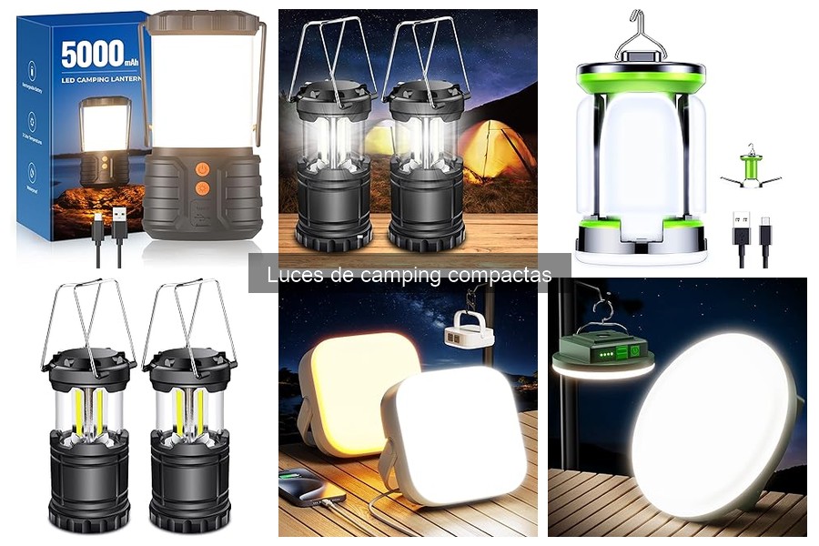 Mejores luces de camping compactas para 2023: Top 3 opciones