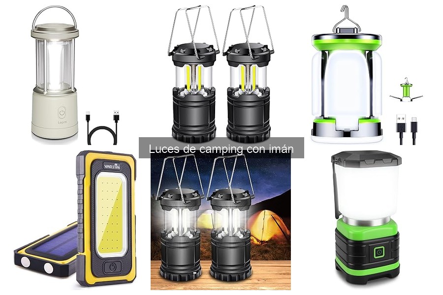 Mejores luces de camping con imán para tus aventuras al aire libre