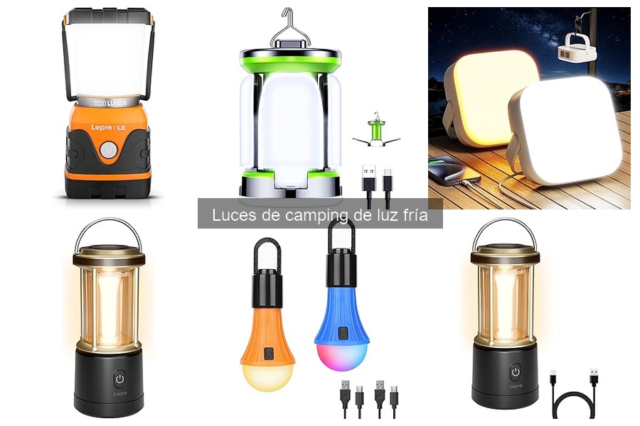 Mejores luces de camping de luz fría para tus aventuras