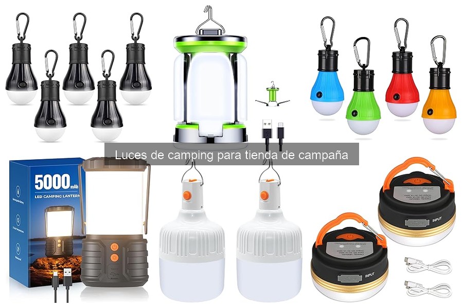 Mejores luces de camping para tienda de campaña en 2023