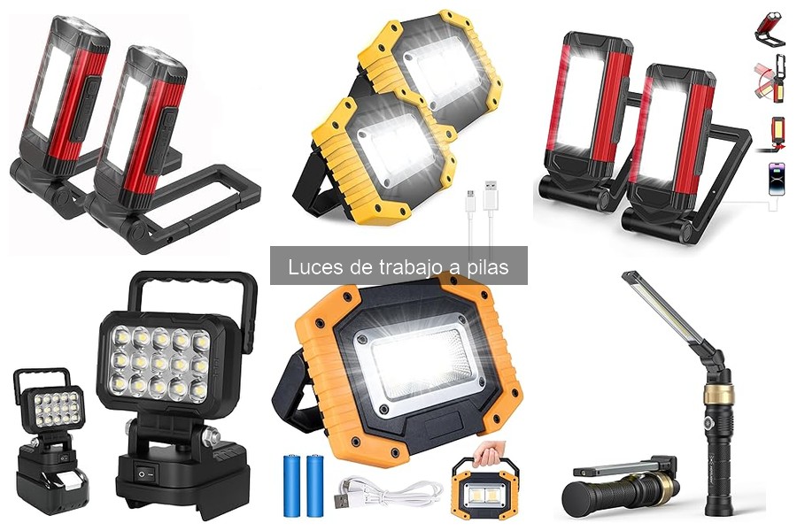 Mejores luces de trabajo a pilas para camping: selección 2023