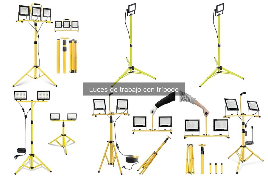 Mejores luces de trabajo con trípode para fotógrafos 2023