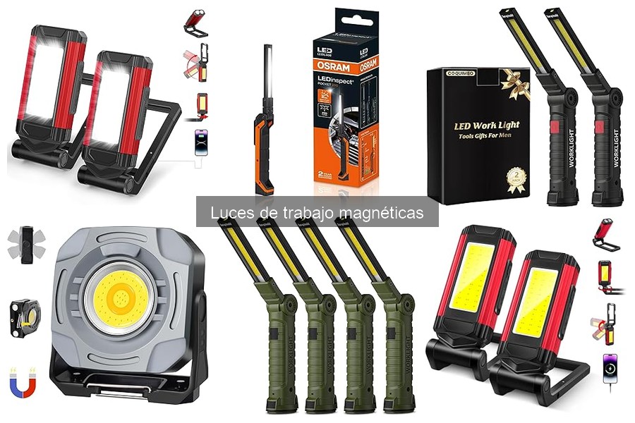 Mejores luces de trabajo magnéticas para el hogar