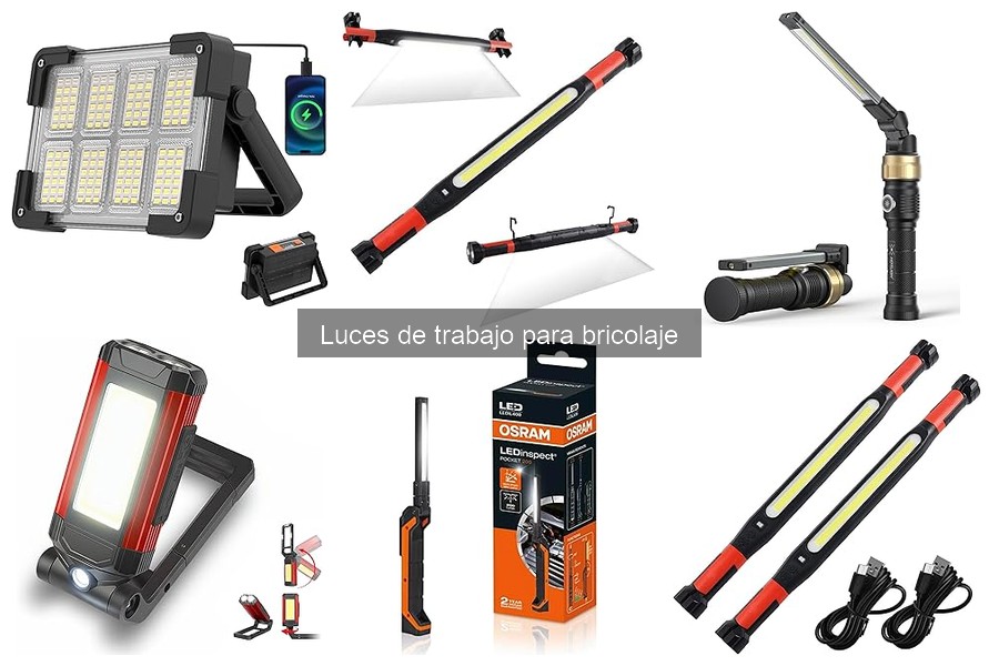 Mejores luces de trabajo para carpintería: comparativa 2023