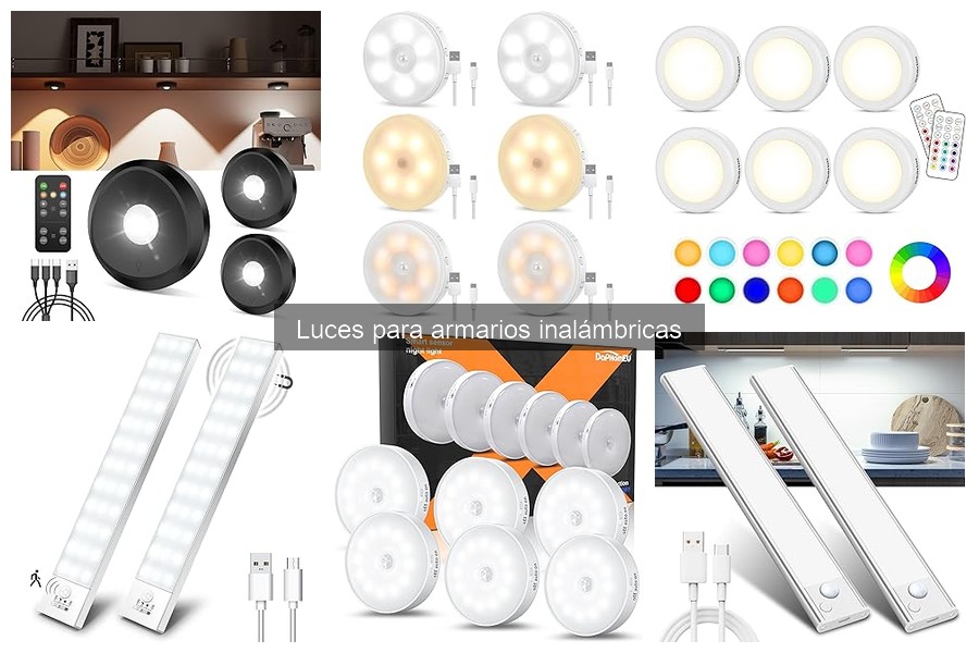 Mejores luces inalámbricas para armarios pequeños