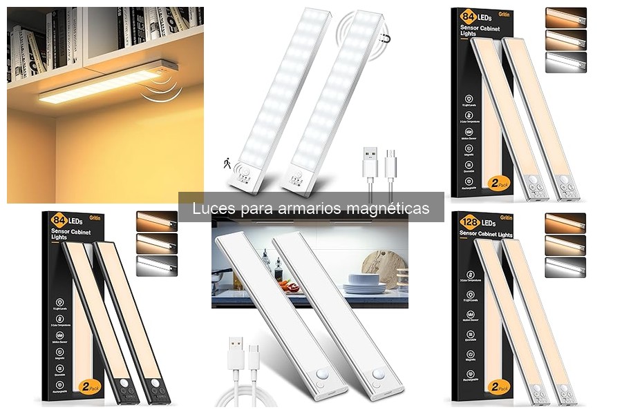 Mejores luces magnéticas para armarios 2023: Comparativa