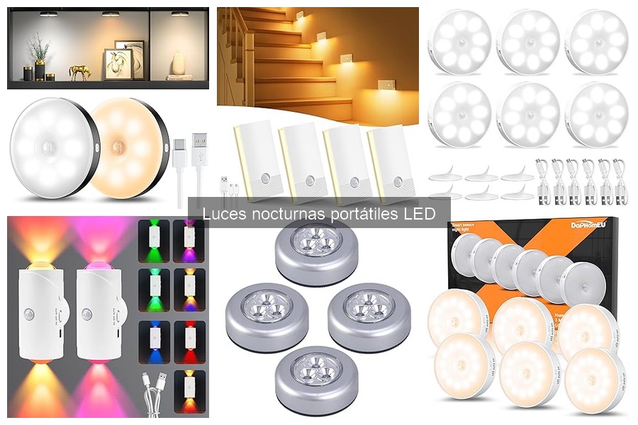 Mejores luces nocturnas portátiles LED para niños