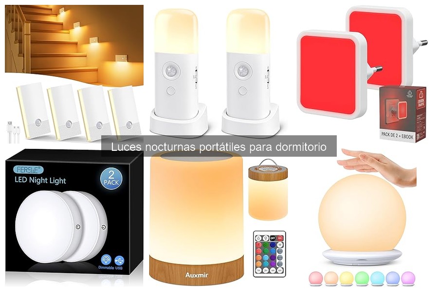 Mejores luces nocturnas portátiles para niños: comparativa 2023
