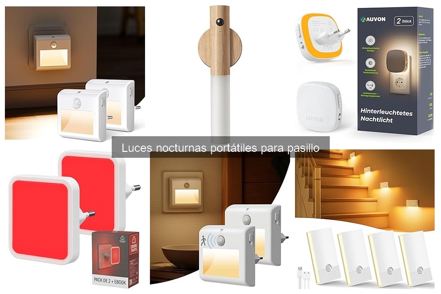 Mejores luces nocturnas portátiles para pasillos en 2023