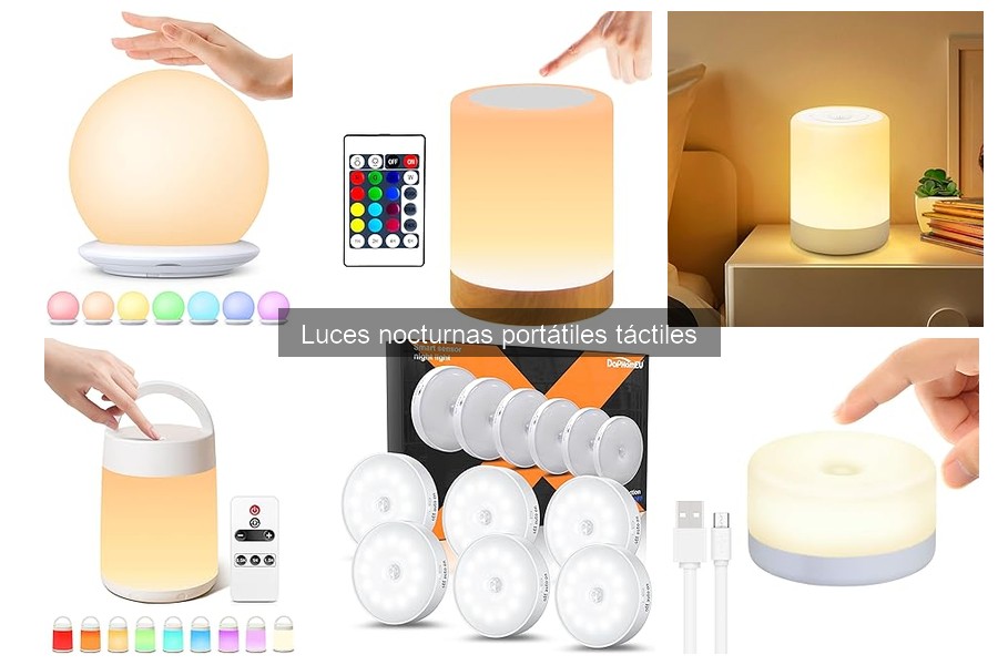Mejores luces nocturnas táctiles para niños: comparativa 2023