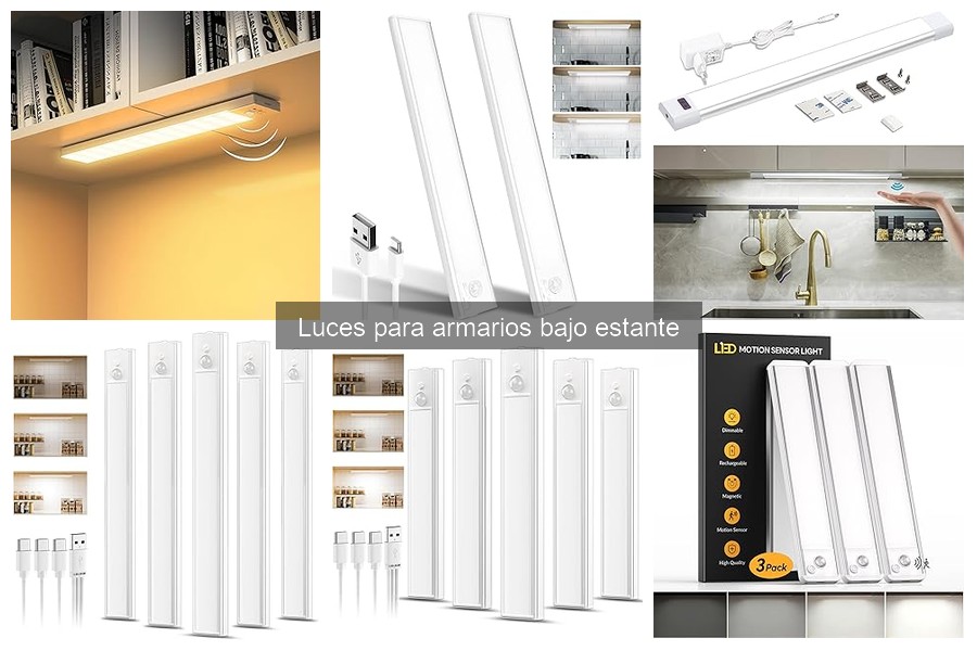 Mejores luces para armarios bajo estante en 2023