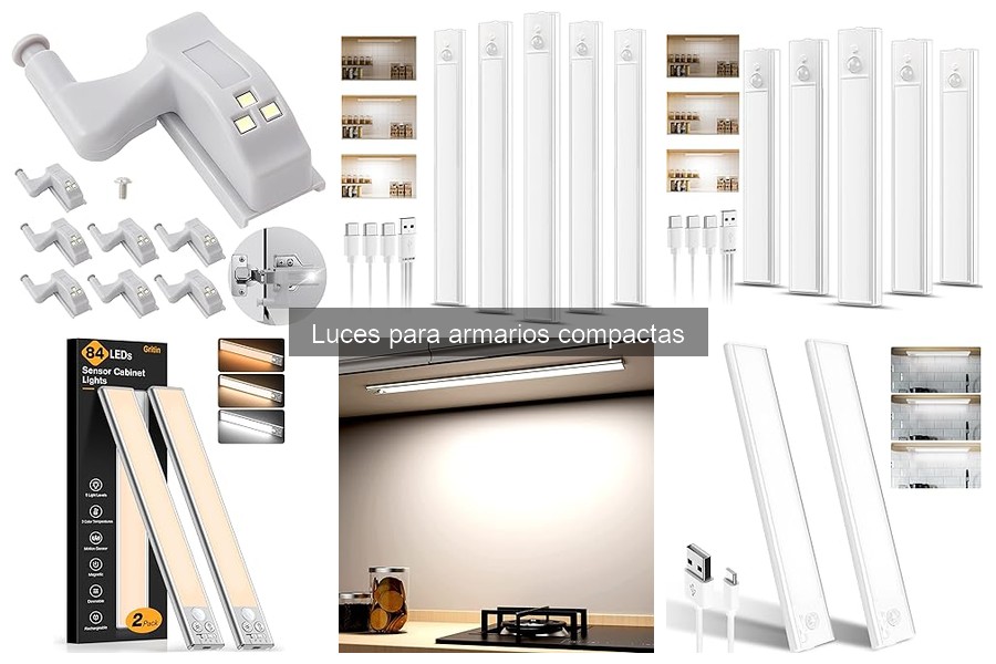 Mejores luces para armarios compactas de 2023