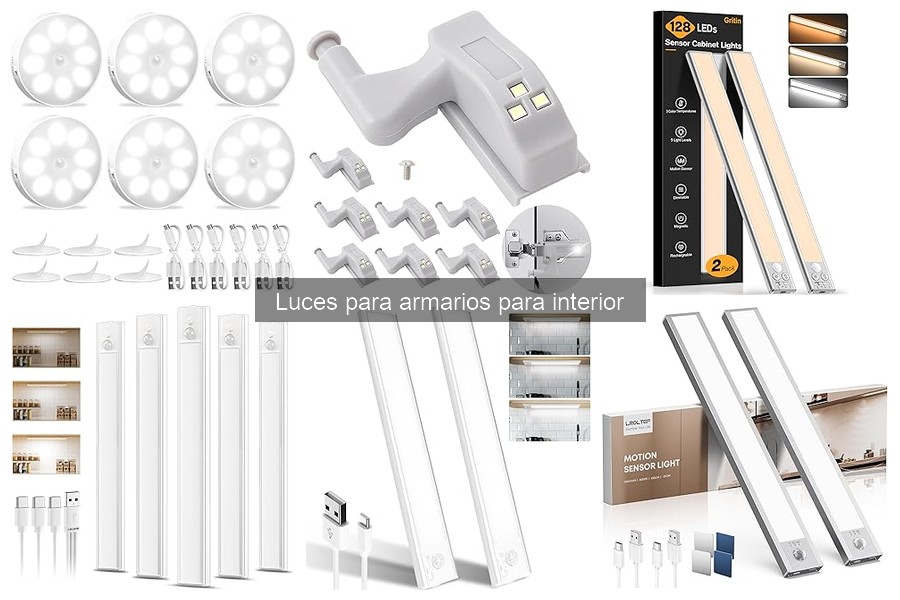 Mejores luces para armarios económicas en 2023