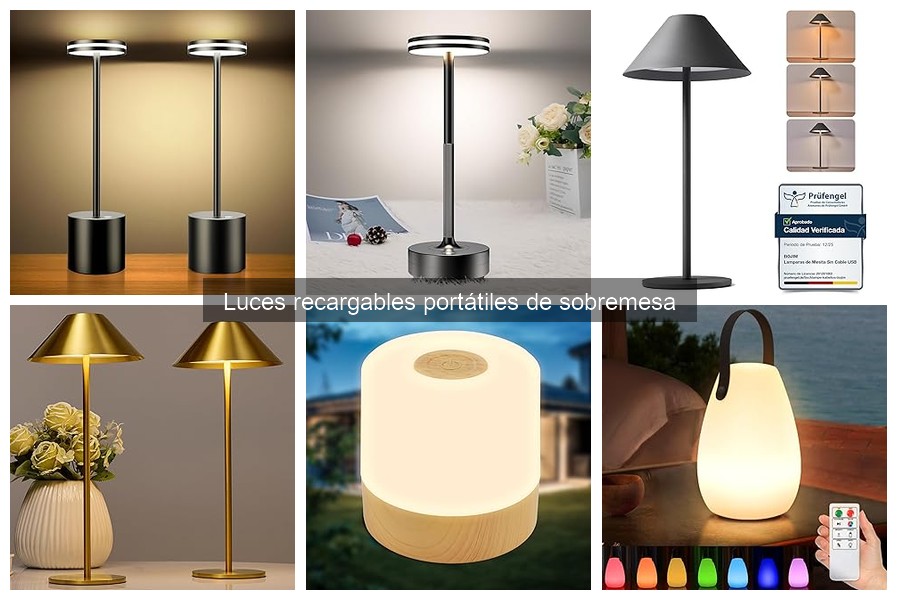 Mejores luces recargables de sobremesa para leer en la noche