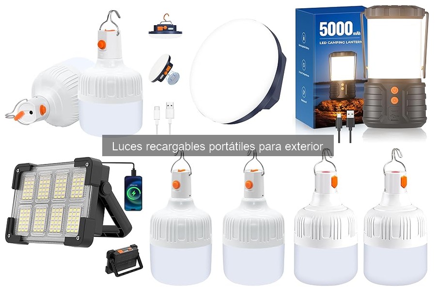 Mejores luces recargables para exteriores en 2023
