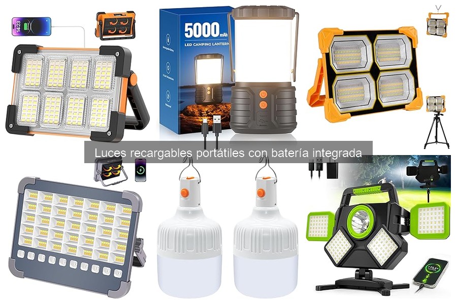 Mejores luces recargables portátiles para camping 2023