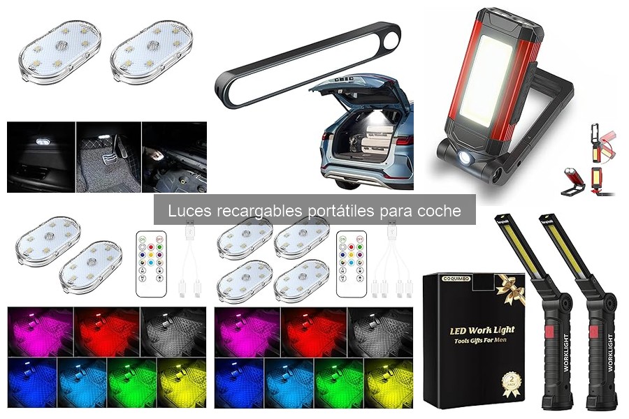 Mejores luces recargables portátiles para coche en 2023