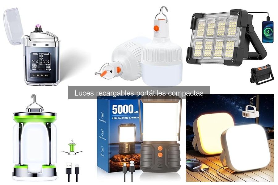 Mejores luces recargables portátiles para emergencias