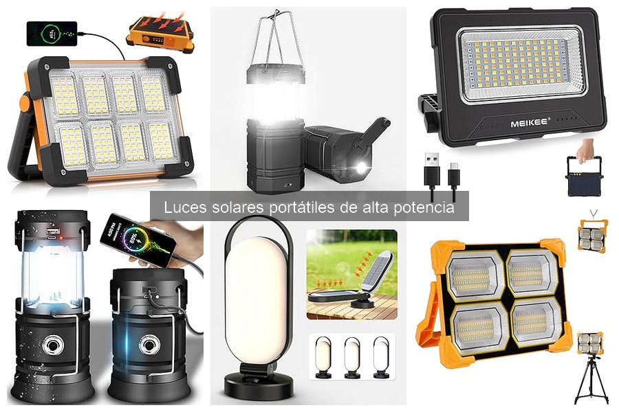 Mejores luces solares portátiles de alta potencia para emergencias