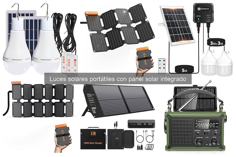 Mejores luces solares portátiles para camping en 2023
