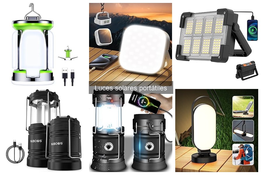 Mejores luces solares portátiles para embellecer tu jardín