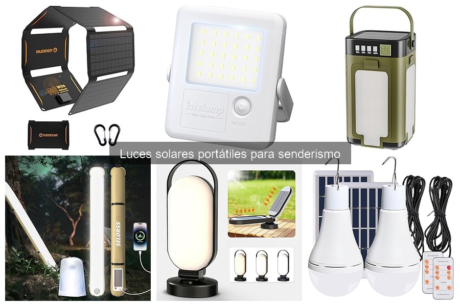 Mejores luces solares portátiles para senderismo en 2023