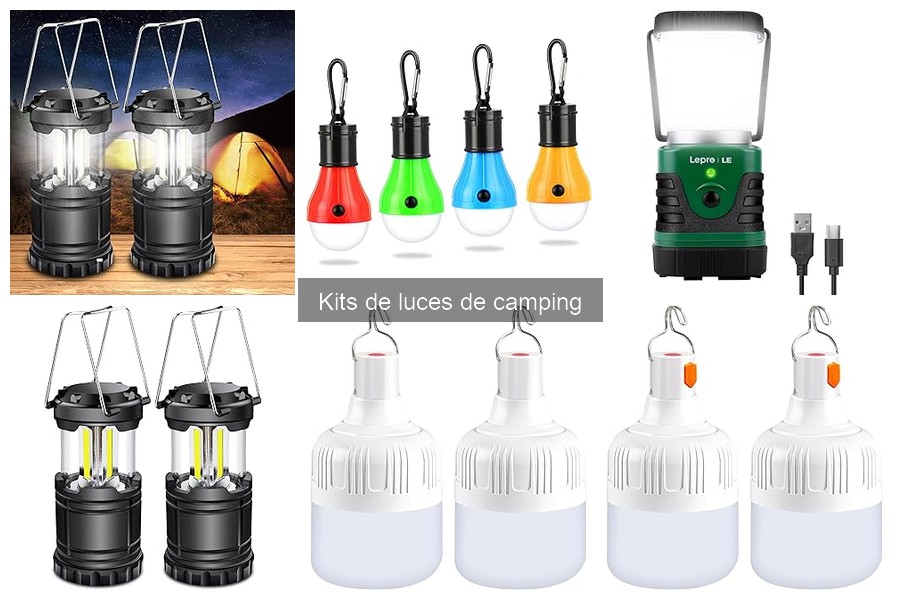 Mejores marcas de kits de luces de camping para tus aventuras