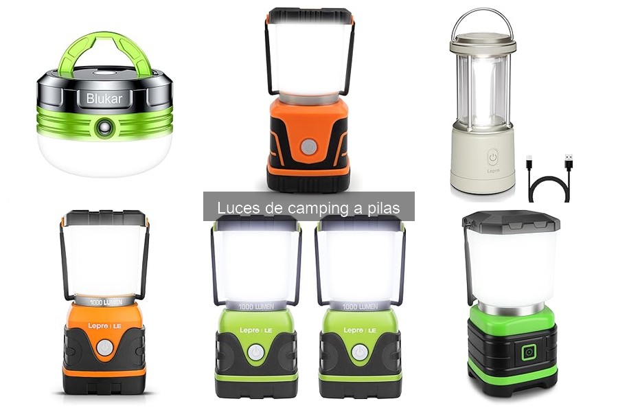 Mejores marcas de luces de camping a pilas en Amazon