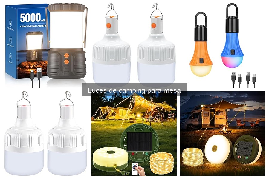Mejores marcas de luces de camping para mesa en 2023